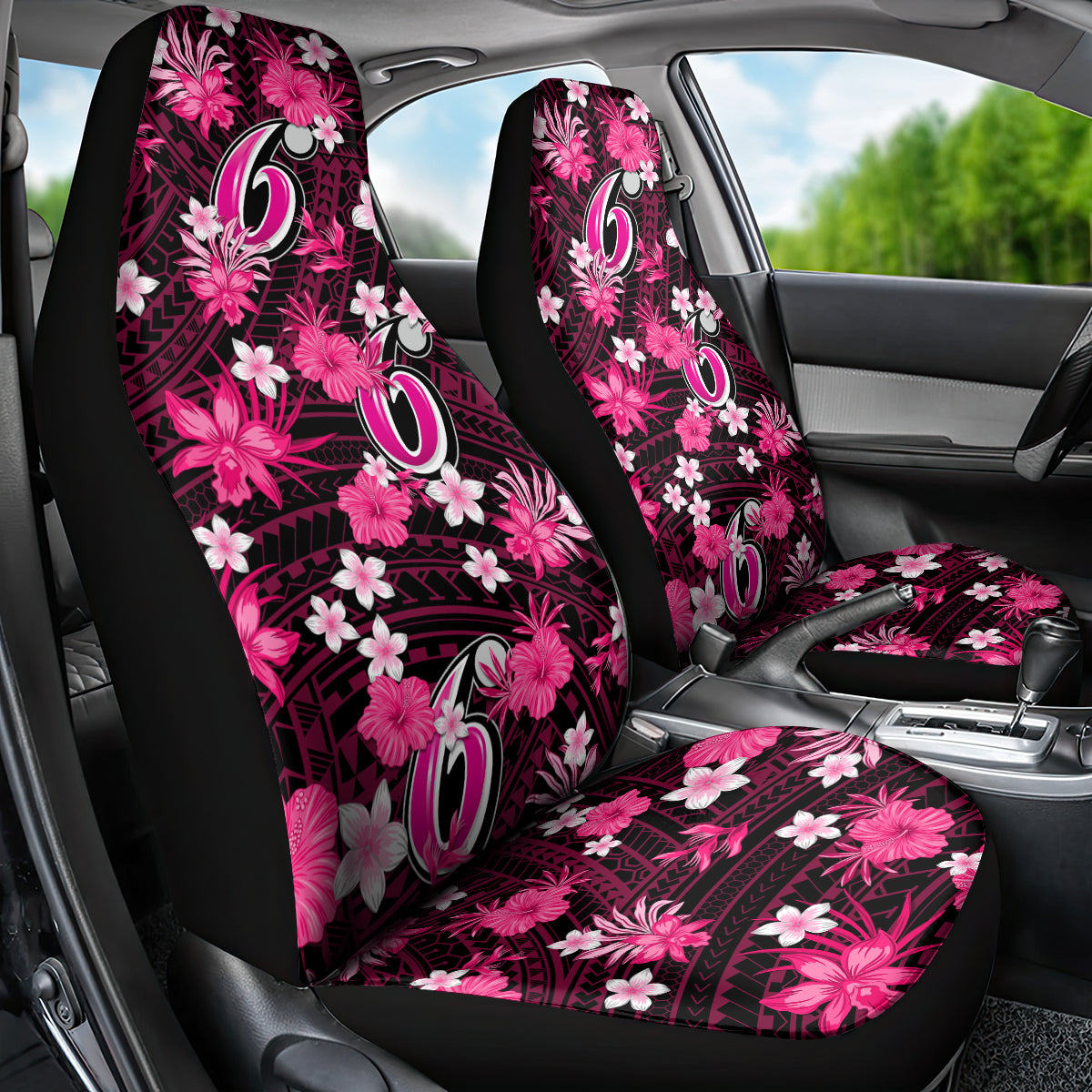 australian-sixers-cricket-car-seat-cover-baeuty-pacific-hibiscus-and-polynesian-pattern