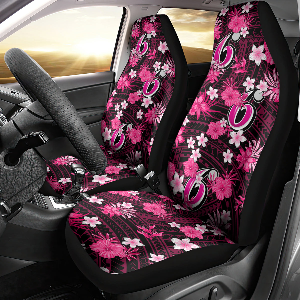 australian-sixers-cricket-car-seat-cover-baeuty-pacific-hibiscus-and-polynesian-pattern