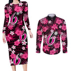 australian-sixers-cricket-couples-matching-long-sleeve-bodycon-dress-and-long-sleeve-button-shirts-baeuty-pacific-hibiscus-and-polynesian-pattern