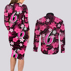 australian-sixers-cricket-couples-matching-long-sleeve-bodycon-dress-and-long-sleeve-button-shirts-baeuty-pacific-hibiscus-and-polynesian-pattern