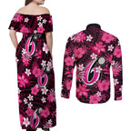 australian-sixers-cricket-couples-matching-off-shoulder-maxi-dress-and-long-sleeve-button-shirts-baeuty-pacific-hibiscus-and-polynesian-pattern