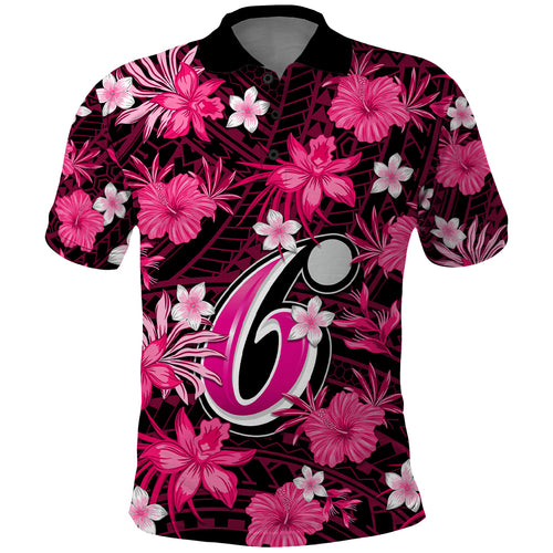 australian-sixers-cricket-polo-shirt-baeuty-pacific-hibiscus-and-polynesian-pattern