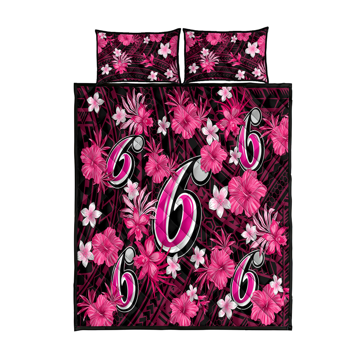 australian-sixers-cricket-quilt-bed-set-baeuty-pacific-hibiscus-and-polynesian-pattern