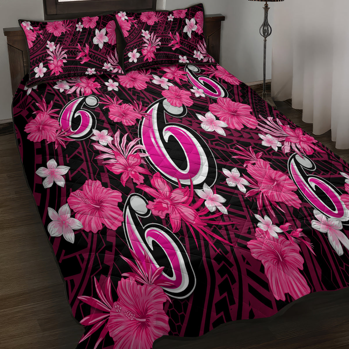 australian-sixers-cricket-quilt-bed-set-baeuty-pacific-hibiscus-and-polynesian-pattern