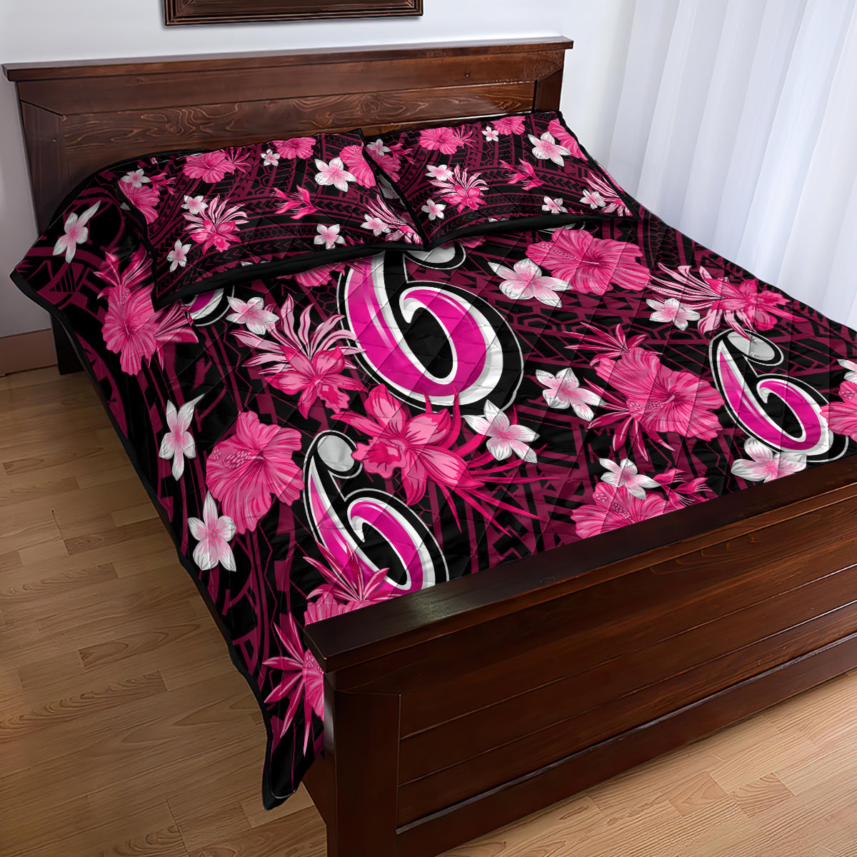 australian-sixers-cricket-quilt-bed-set-baeuty-pacific-hibiscus-and-polynesian-pattern