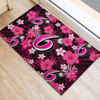 australian-sixers-cricket-rubber-doormat-baeuty-pacific-hibiscus-and-polynesian-pattern