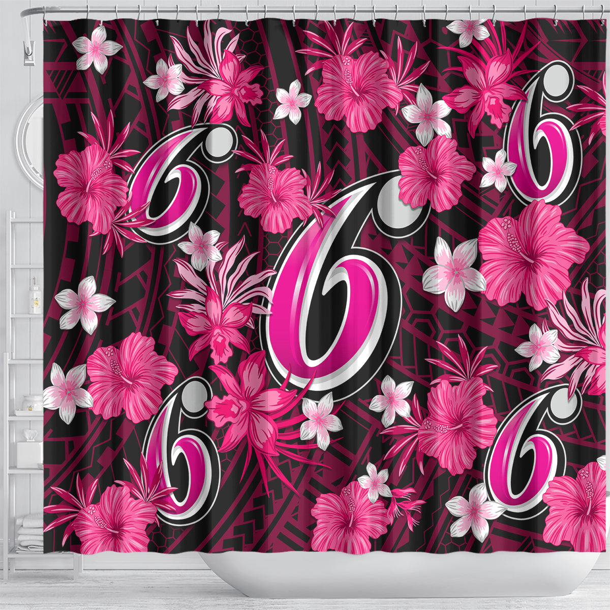 australian-sixers-cricket-shower-curtain-baeuty-pacific-hibiscus-and-polynesian-pattern
