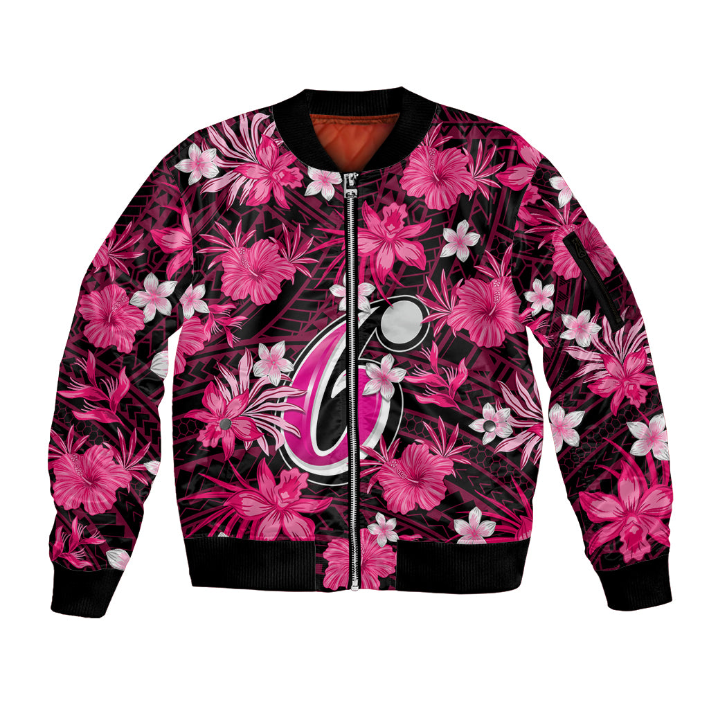 australian-sixers-cricket-sleeve-zip-bomber-jacket-baeuty-pacific-hibiscus-and-polynesian-pattern