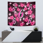 australian-sixers-cricket-tapestry-baeuty-pacific-hibiscus-and-polynesian-pattern