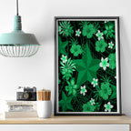 australian-stars-cricket-canvas-wall-art-baeuty-pacific-hibiscus-and-polynesian-pattern