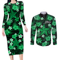 australian-stars-cricket-couples-matching-long-sleeve-bodycon-dress-and-long-sleeve-button-shirts-baeuty-pacific-hibiscus-and-polynesian-pattern