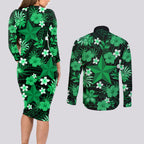 australian-stars-cricket-couples-matching-long-sleeve-bodycon-dress-and-long-sleeve-button-shirts-baeuty-pacific-hibiscus-and-polynesian-pattern