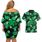 australian-stars-cricket-couples-matching-off-shoulder-short-dress-and-hawaiian-shirt-baeuty-pacific-hibiscus-and-polynesian-pattern