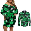 australian-stars-cricket-couples-matching-off-shoulder-short-dress-and-long-sleeve-button-shirts-baeuty-pacific-hibiscus-and-polynesian-pattern