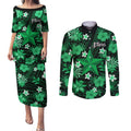 australian-stars-cricket-couples-matching-puletasi-dress-and-long-sleeve-button-shirts-baeuty-pacific-hibiscus-and-polynesian-pattern