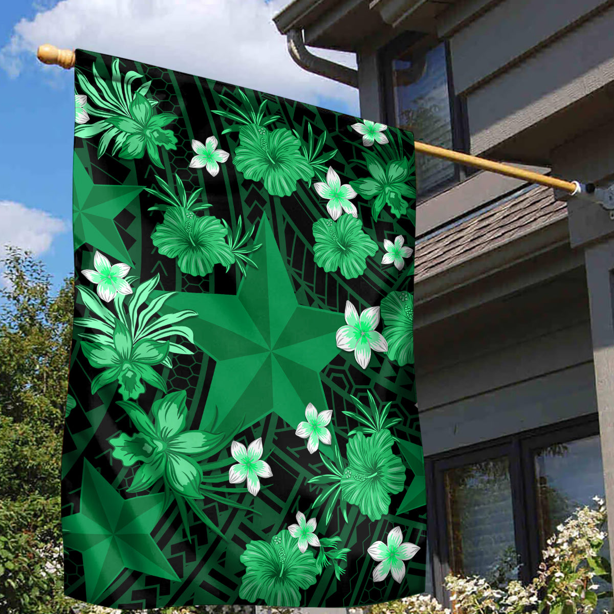 australian-stars-cricket-garden-flag-baeuty-pacific-hibiscus-and-polynesian-pattern