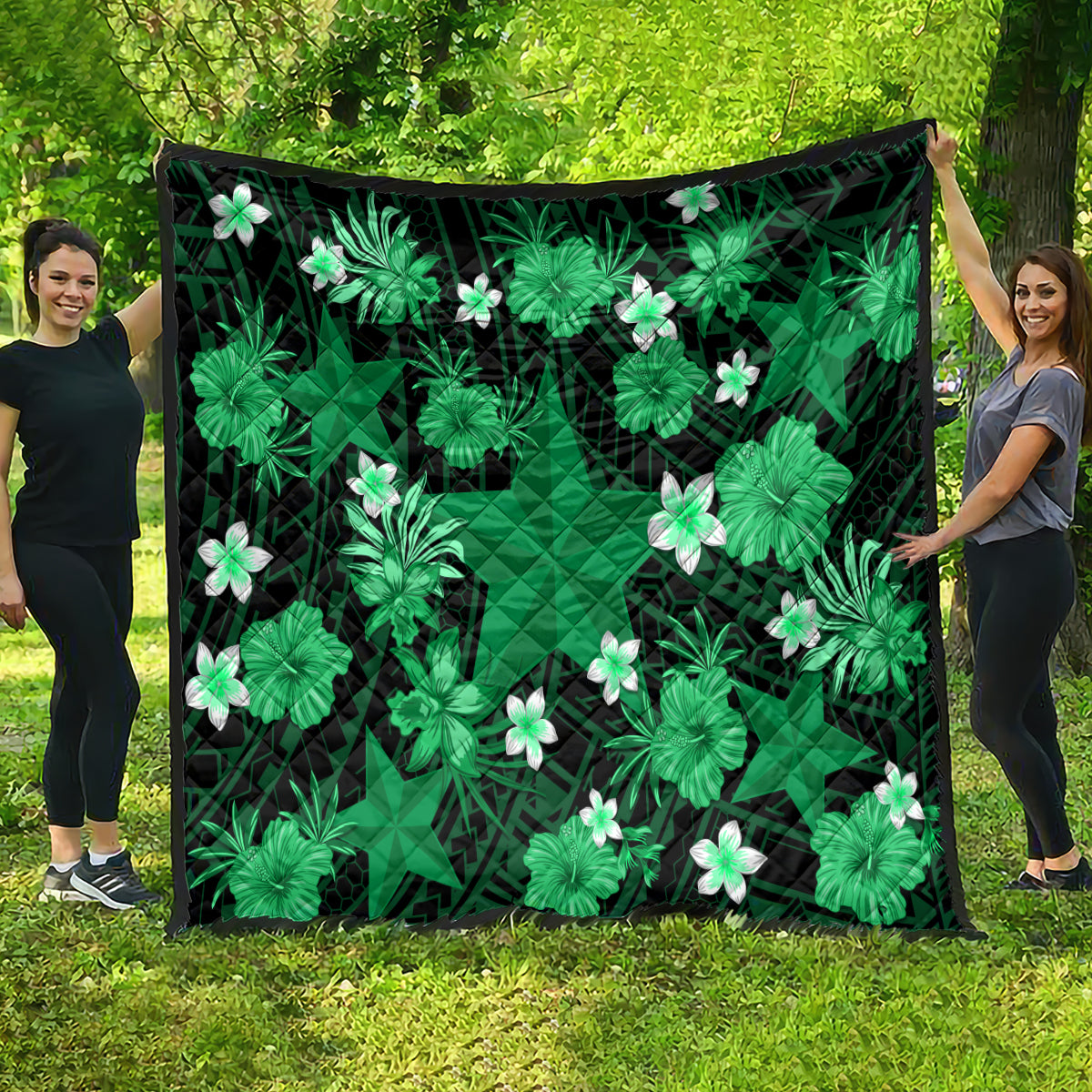 australian-stars-cricket-quilt-baeuty-pacific-hibiscus-and-polynesian-pattern