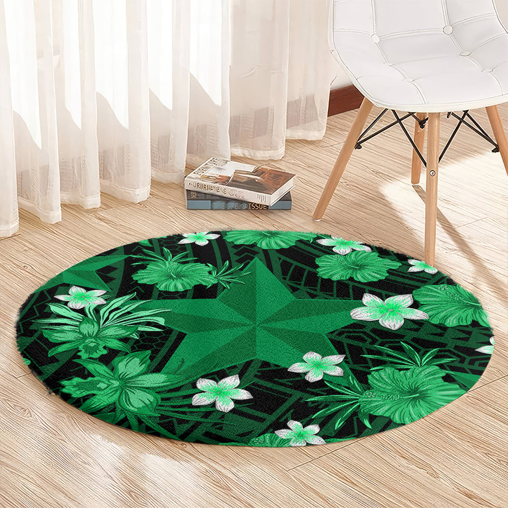 australian-stars-cricket-round-carpet-baeuty-pacific-hibiscus-and-polynesian-pattern