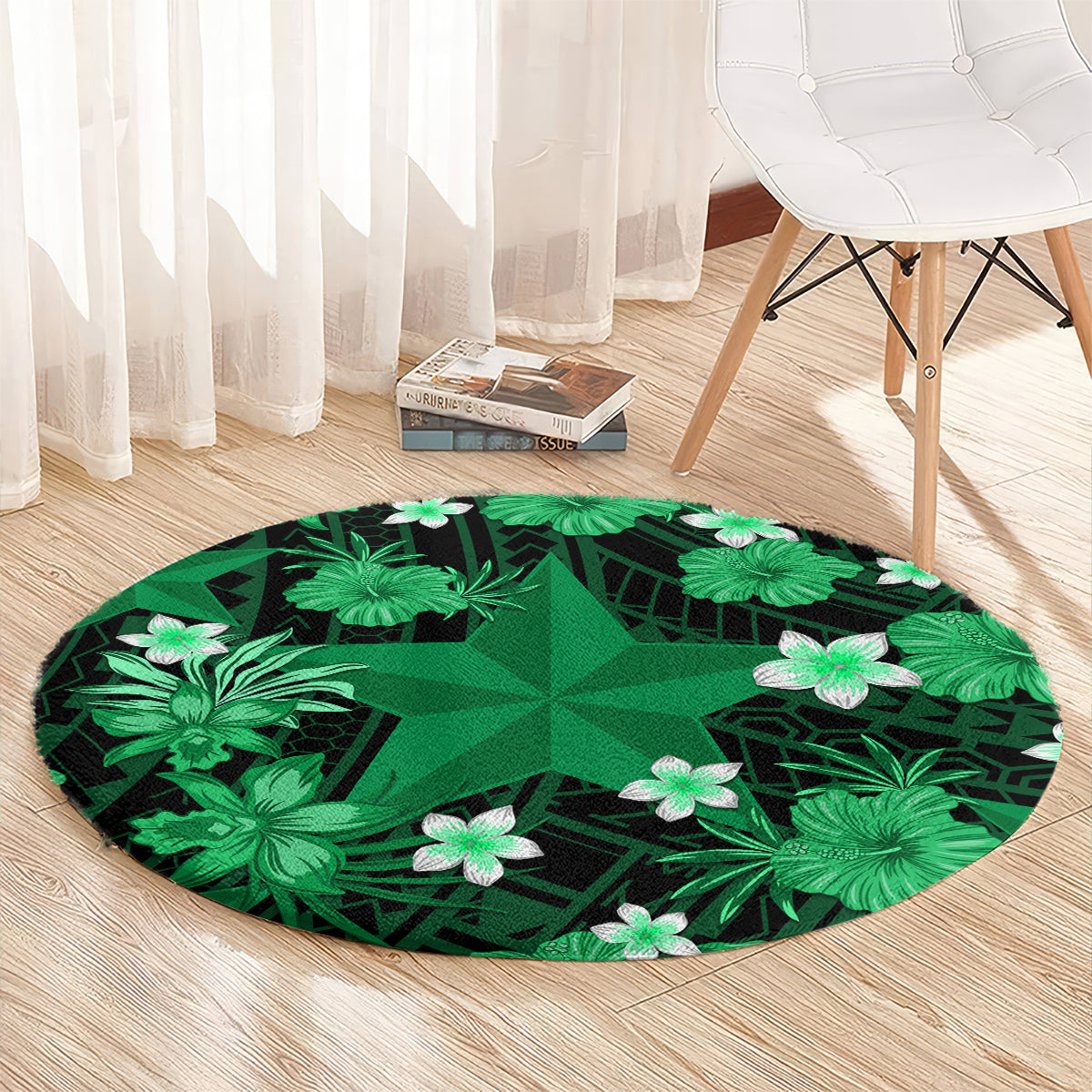 australian-stars-cricket-round-carpet-baeuty-pacific-hibiscus-and-polynesian-pattern
