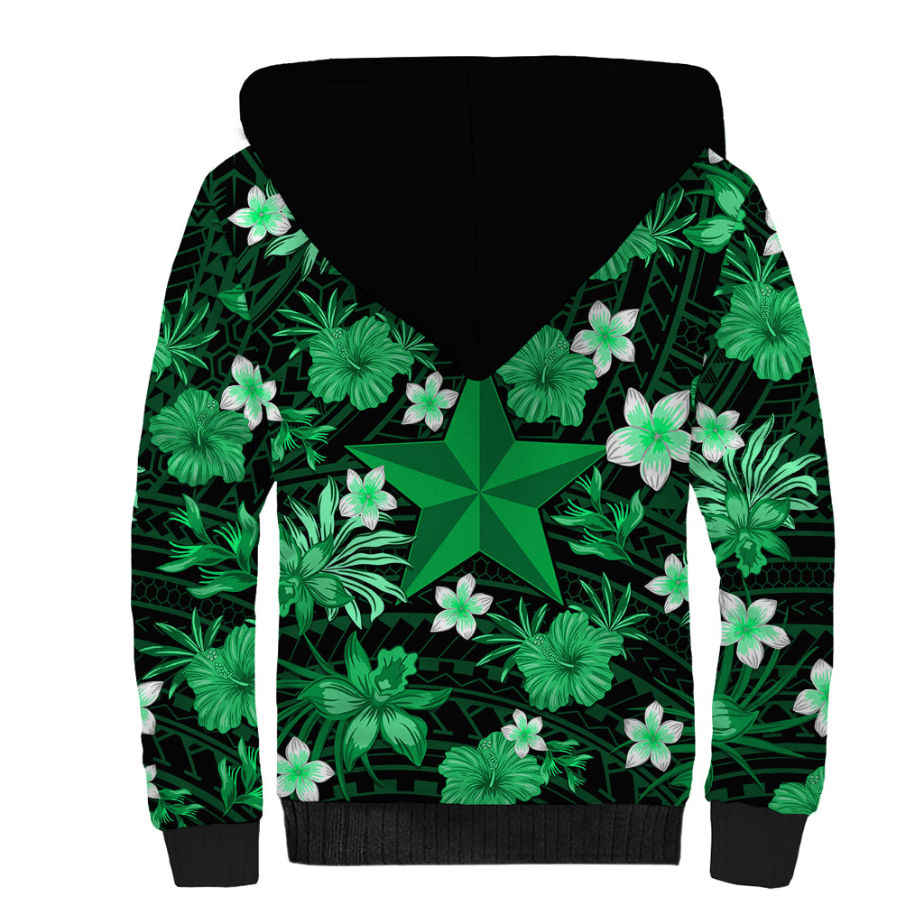 australian-stars-cricket-sherpa-hoodie-baeuty-pacific-hibiscus-and-polynesian-pattern