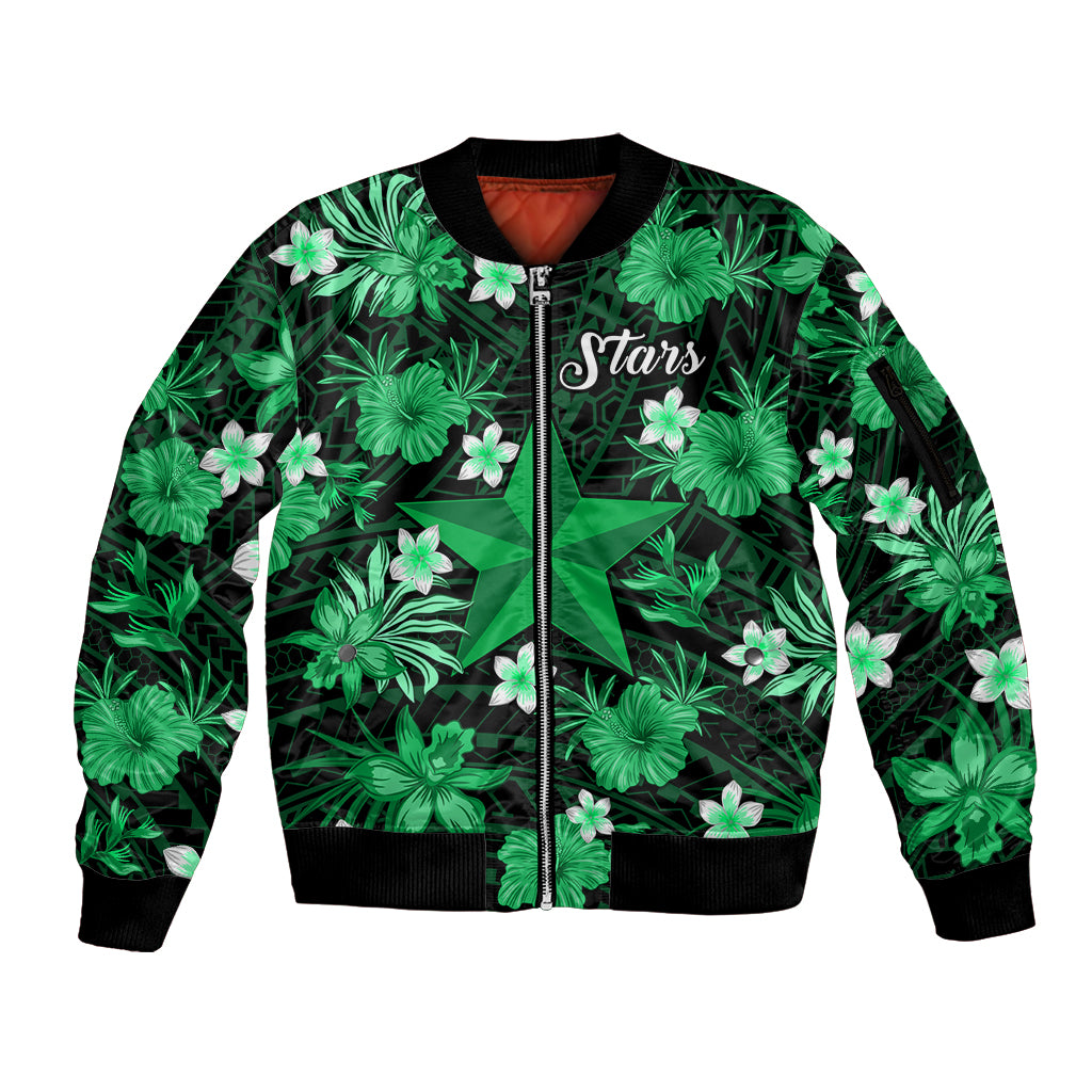 australian-stars-cricket-sleeve-zip-bomber-jacket-baeuty-pacific-hibiscus-and-polynesian-pattern