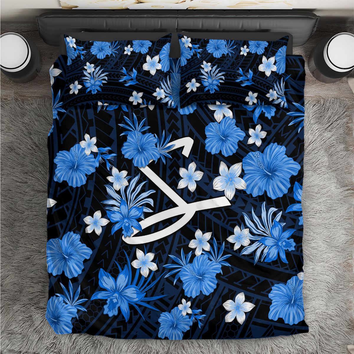australian-strikers-cricket-bedding-set-baeuty-pacific-hibiscus-and-polynesian-pattern