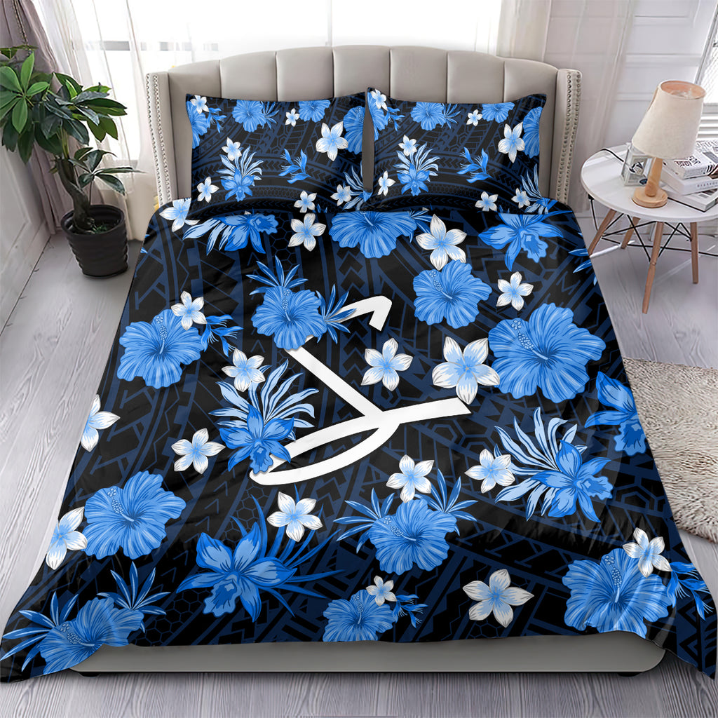 australian-strikers-cricket-bedding-set-baeuty-pacific-hibiscus-and-polynesian-pattern