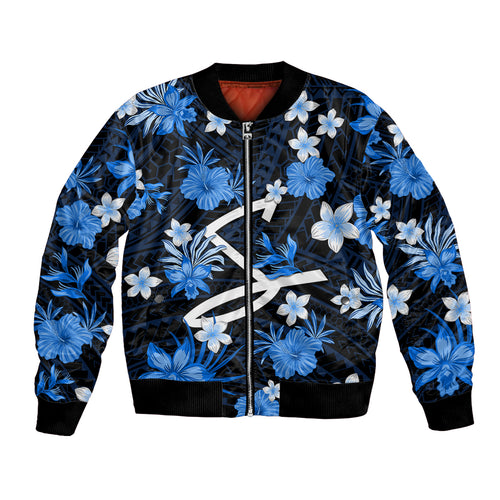 australian-strikers-cricket-bomber-jacket-baeuty-pacific-hibiscus-and-polynesian-pattern