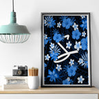 australian-strikers-cricket-canvas-wall-art-baeuty-pacific-hibiscus-and-polynesian-pattern