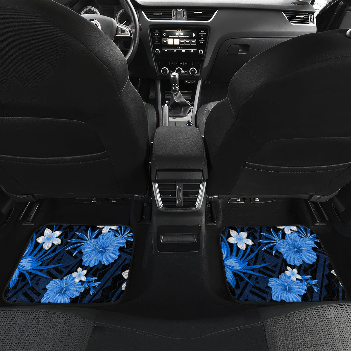 australian-strikers-cricket-car-mats-baeuty-pacific-hibiscus-and-polynesian-pattern