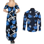 australian-strikers-cricket-couples-matching-summer-maxi-dress-and-long-sleeve-button-shirts-baeuty-pacific-hibiscus-and-polynesian-pattern