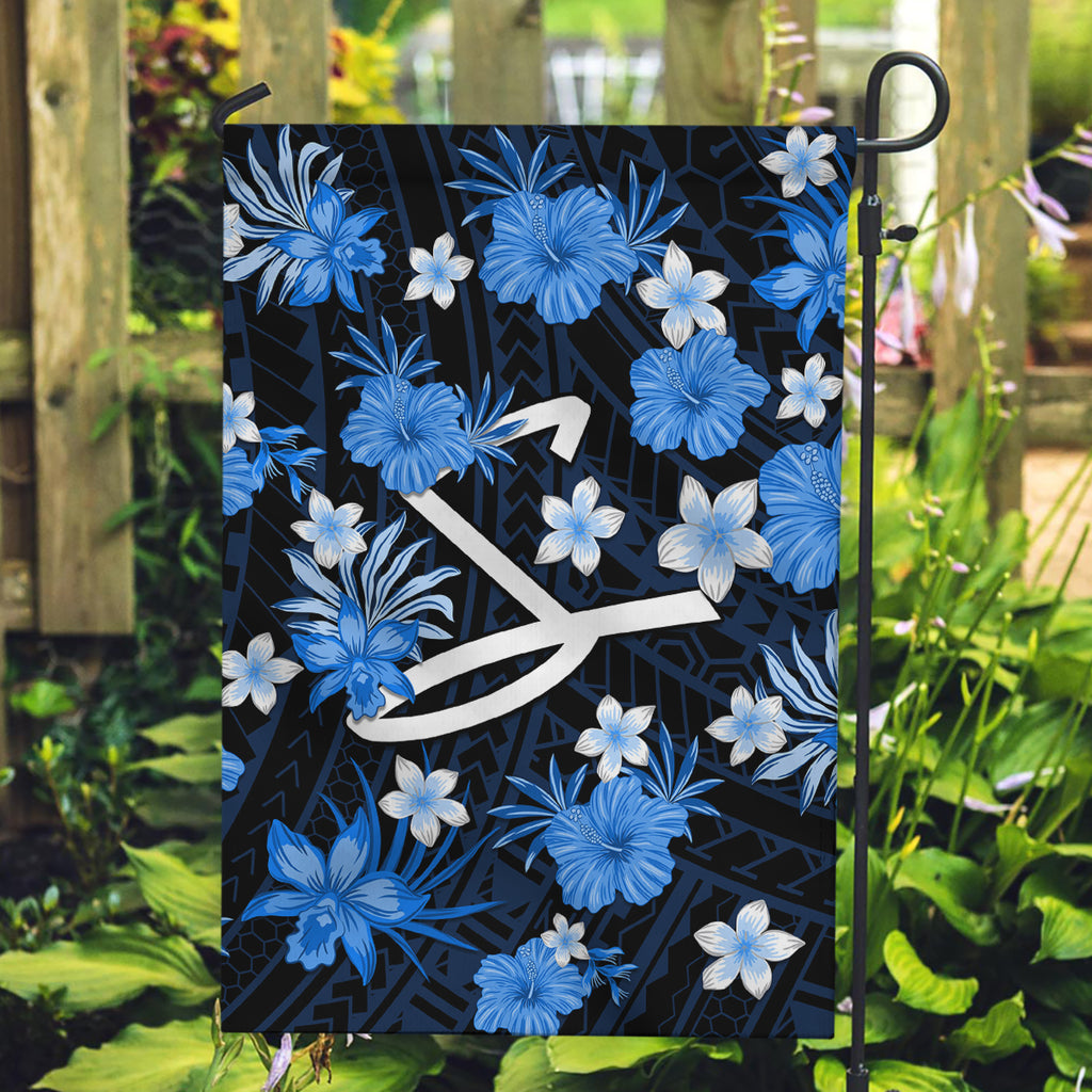 australian-strikers-cricket-garden-flag-baeuty-pacific-hibiscus-and-polynesian-pattern