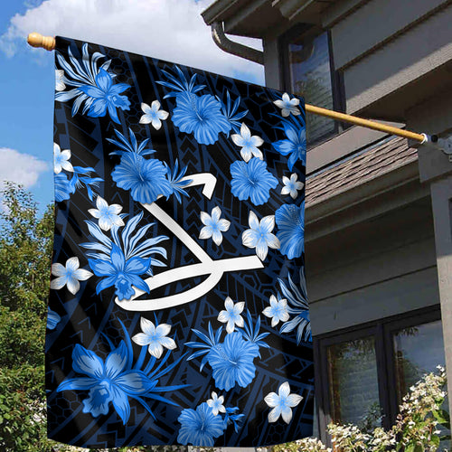 australian-strikers-cricket-garden-flag-baeuty-pacific-hibiscus-and-polynesian-pattern