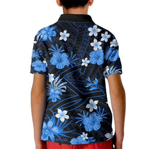 australian-strikers-cricket-kid-polo-shirt-baeuty-pacific-hibiscus-and-polynesian-pattern