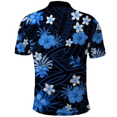 australian-strikers-cricket-polo-shirt-baeuty-pacific-hibiscus-and-polynesian-pattern