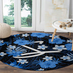 australian-strikers-cricket-round-carpet-baeuty-pacific-hibiscus-and-polynesian-pattern