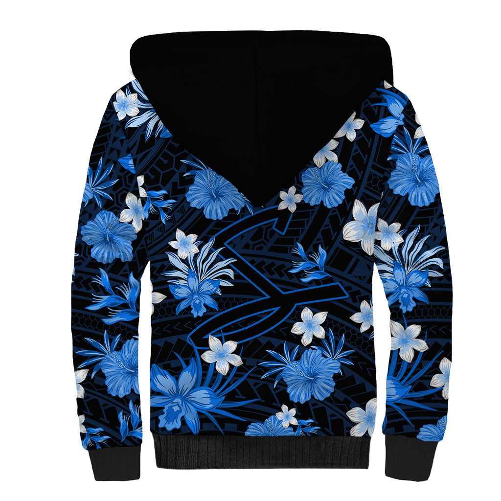 australian-strikers-cricket-sherpa-hoodie-baeuty-pacific-hibiscus-and-polynesian-pattern