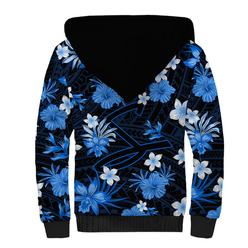 australian-strikers-cricket-sherpa-hoodie-baeuty-pacific-hibiscus-and-polynesian-pattern