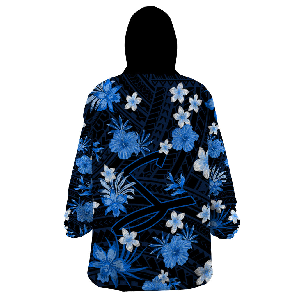 australian-strikers-cricket-wearable-blanket-hoodie-baeuty-pacific-hibiscus-and-polynesian-pattern
