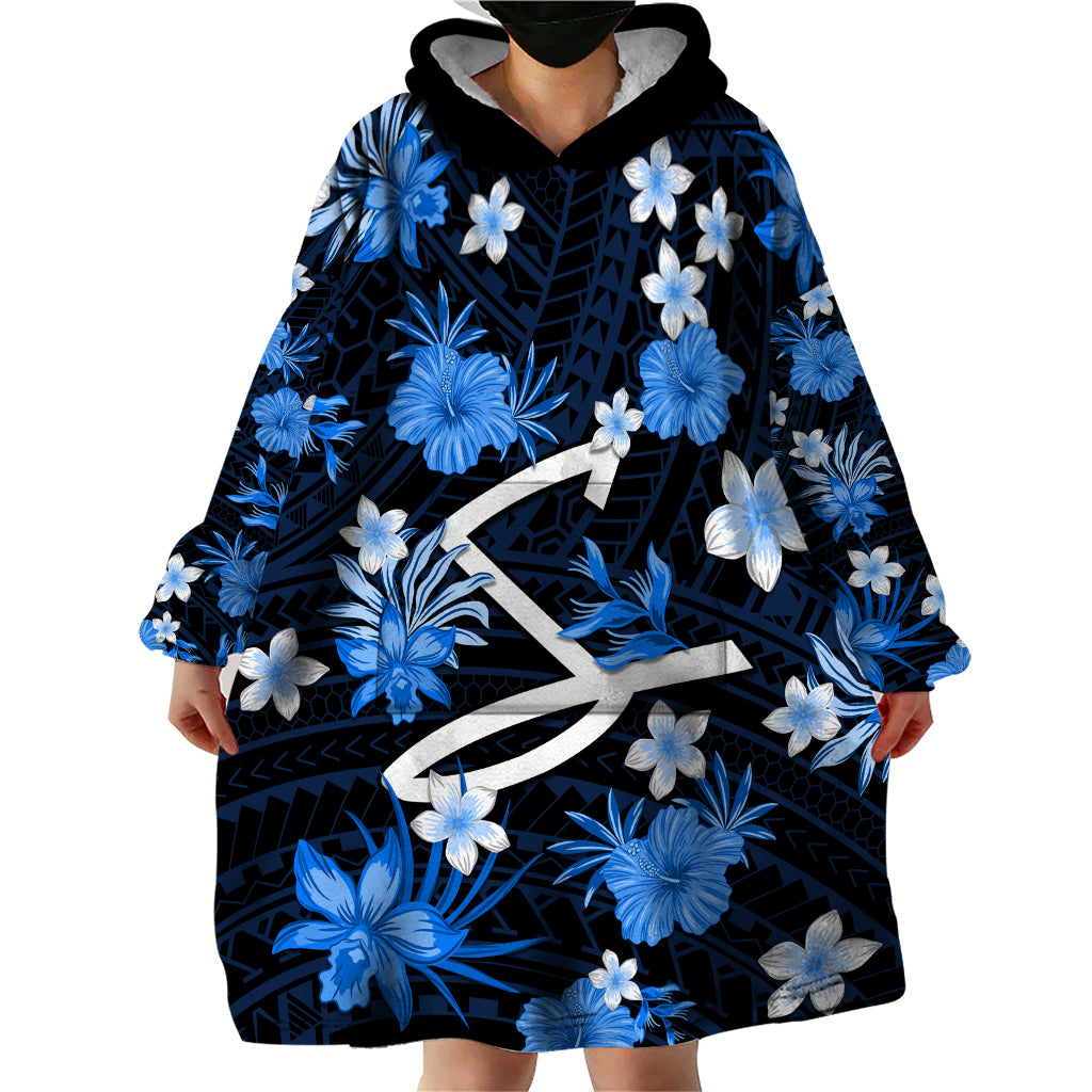 australian-strikers-cricket-wearable-blanket-hoodie-baeuty-pacific-hibiscus-and-polynesian-pattern