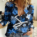 australian-strikers-cricket-women-casual-shirt-baeuty-pacific-hibiscus-and-polynesian-pattern