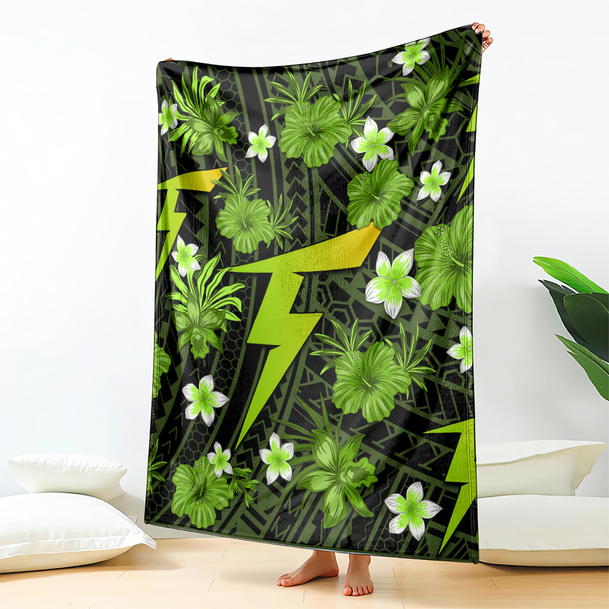 australian-thunder-cricket-blanket-baeuty-pacific-hibiscus-and-polynesian-pattern
