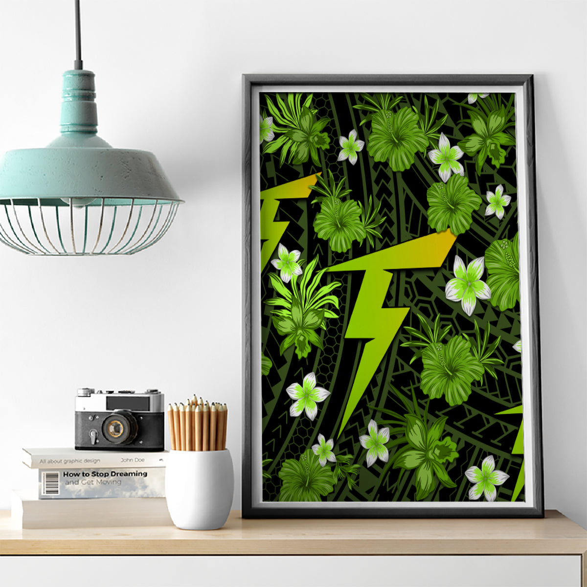 australian-thunder-cricket-canvas-wall-art-baeuty-pacific-hibiscus-and-polynesian-pattern
