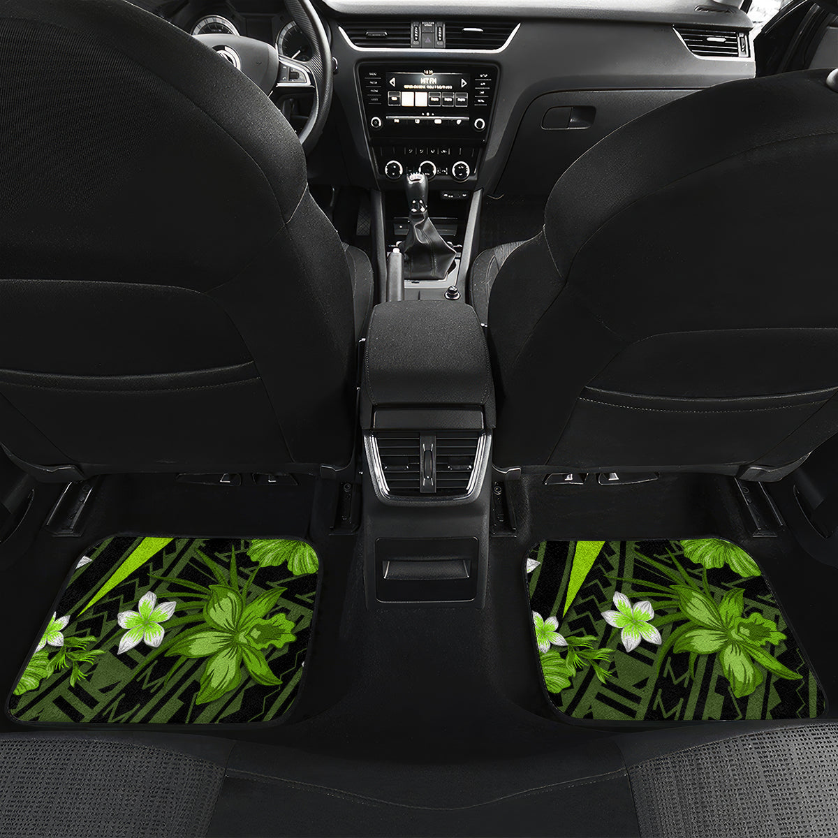 australian-thunder-cricket-car-mats-baeuty-pacific-hibiscus-and-polynesian-pattern