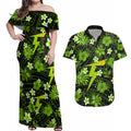 australian-thunder-cricket-couples-matching-off-shoulder-maxi-dress-and-hawaiian-shirt-baeuty-pacific-hibiscus-and-polynesian-pattern
