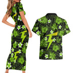 australian-thunder-cricket-couples-matching-short-sleeve-bodycon-dress-and-hawaiian-shirt-baeuty-pacific-hibiscus-and-polynesian-pattern