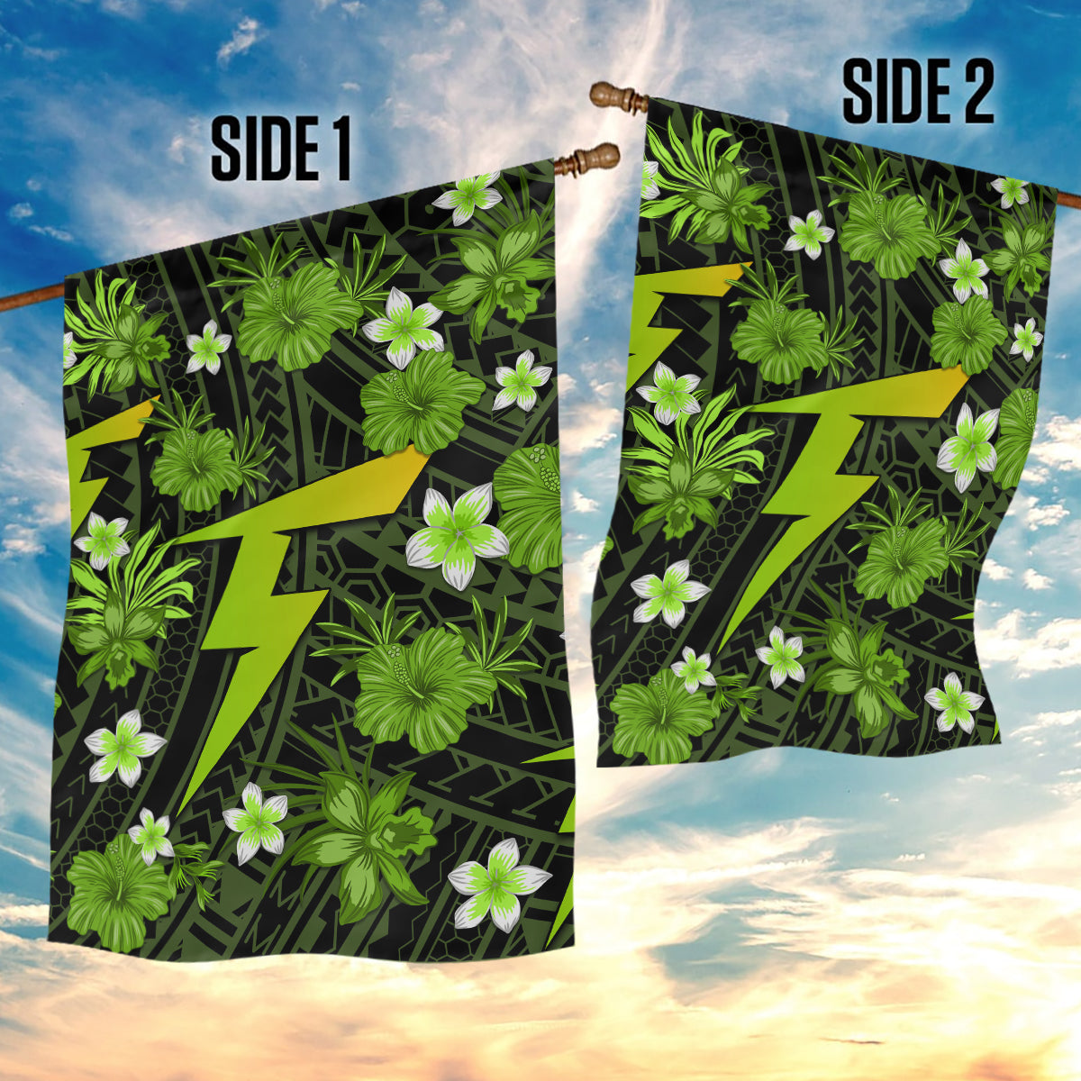 australian-thunder-cricket-garden-flag-baeuty-pacific-hibiscus-and-polynesian-pattern