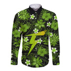 australian-thunder-cricket-long-sleeve-button-shirt-baeuty-pacific-hibiscus-and-polynesian-pattern