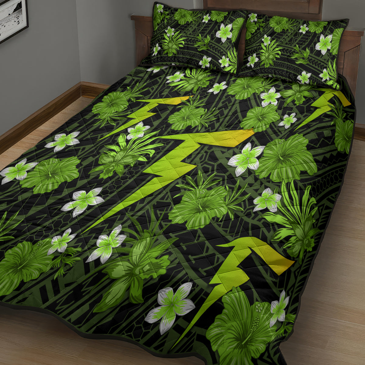 australian-thunder-cricket-quilt-bed-set-baeuty-pacific-hibiscus-and-polynesian-pattern