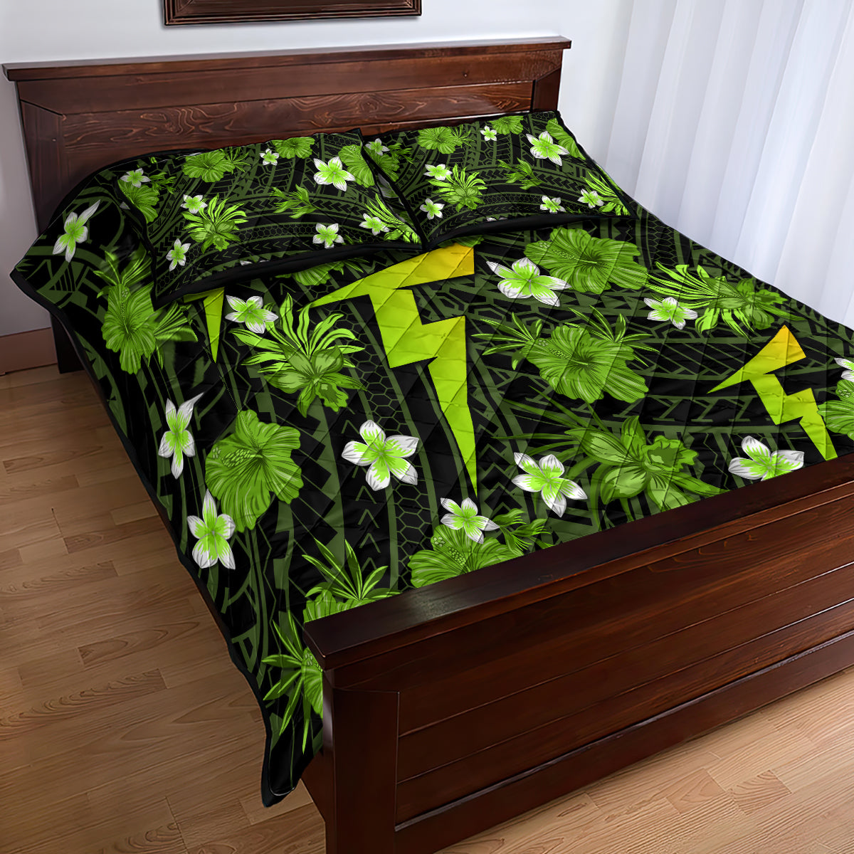 australian-thunder-cricket-quilt-bed-set-baeuty-pacific-hibiscus-and-polynesian-pattern
